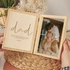 Father's Day Gift Personalized Special Message Hinged Wooden Photo Frame