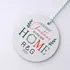 First Christmas House Gift Personalised MDF Tree Ornament