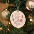 First Christmas House Gift Personalised MDF Tree Ornament