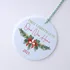 First Christmas in Our Home! Personalized Christmas Ornament with Target Year