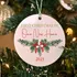 First Christmas in Our Home! Personalized Christmas Ornament with Target Year
