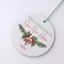 First Christmas in our New Home MDF Tree Ornament