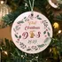 Personalised First Christmas Ornament with Custom Initials