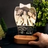 First Father's Day LED Lamp with Photo