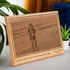 First Father’s Day Personalized Wood Photo Plaque