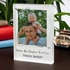 First Love Father's Day Acrylic Plaque with Picture and Special Message