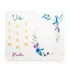 Personalised Baby Milestone Blanket with Floral Bird Design