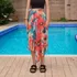 Floral Design Beach Pareo Wrap Perfect Summer Accessory