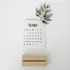 Floral Desk Calendar Perfect for Birthday and Christmas Gifts