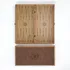 Floral Personalized Oak Backgammon Set with Leather