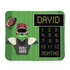Personalised American Football Baby Milestone Blanket