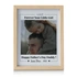 Forever your Little Boy Gift for Father with Photo and Name Printed Wooden Picture Frame and Decorative LED Lamp