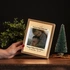 Forever your Little Boy Gift for Father with Photo and Name Printed Wooden Picture Frame and Decorative LED Lamp