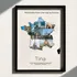 France Travel Keepsake 12x16 Photo Frame