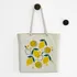 Fresh Lemon Pattern Canvas Tote Bag