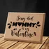 Funny Valentine's Day Gifts for Mom Mini Wooden Picture