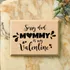 Funny Valentine's Day Gifts for Mom Mini Wooden Picture