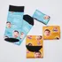 Gift for Dad Photo Printed 2 Pairs of Socks