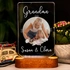 Gift for Grandma 3D LED Lamp with Photo and Name