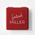 Gift for Her Personalized Red Compact Mirror