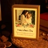 Personalised Wooden Photo Frame with LED Light for Mum