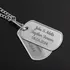 Personalised Double Dog Tag Necklace for Men – Perfect Gift for Him