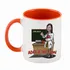 Personalised Teacher's Day Mug with Cartoon Design