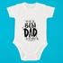 Best Dad in the World Baby Bodysuit for Father's Day