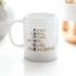 Gifts for Dad Anagram Design Coffee Mug