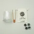 Gifts for Dad Wooden Box Glasgov Whiskey Glass and Cooling Stones Set