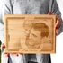 First Father's Day Gift Engraved Photo on Wood as Gift for Dad