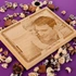 First Father's Day Gift Engraved Photo on Wood as Gift for Dad