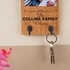Gifts for Family 2 Photo Collage Wooden Key Holder