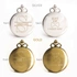 Groomsman Personalised Pocket Watch Wedding Keepsake