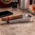 Gifts for Friends Metallic Silver Aluminum Cigar Ashtray