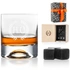 Gifts for Him Whiskey Glass Set Wooden Box