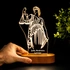 Gifts for Lawyers with Personalized Name 3D LED Lamp