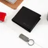 Gifts for Men Leather Wallet and Keychain Set