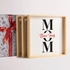 Gifts for Mom Design Family Name Matching 3 Piece Tableau Set