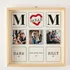 Gifts for Mom Personalized Wooden Tableau Collage Picture Frame