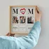 Gifts for Mom Personalized Wooden Tableau Collage Picture Frame