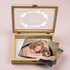 Gifts for New Born Baby and New Mom Wooden Hinged Picture Frame Photo Album - Baby Pictures Box