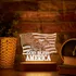 GOD BLESS AMERICA Design LED Lamp