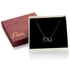 Gold Plated Eternal Two Heart Necklace