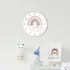 Personalised Teacher's Day Rainbow Wall Clock for Classroom
