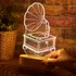Gramophone Design 3D LED Night Lamp