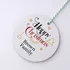 Happy Christmas PErsonalized Tree Orntament