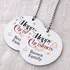 Happy Christmas PErsonalized Tree Orntament