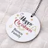 Happy Christmas PErsonalized Tree Orntament