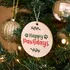 Happy Pawlidays Pet Design Pine Tree Ornament